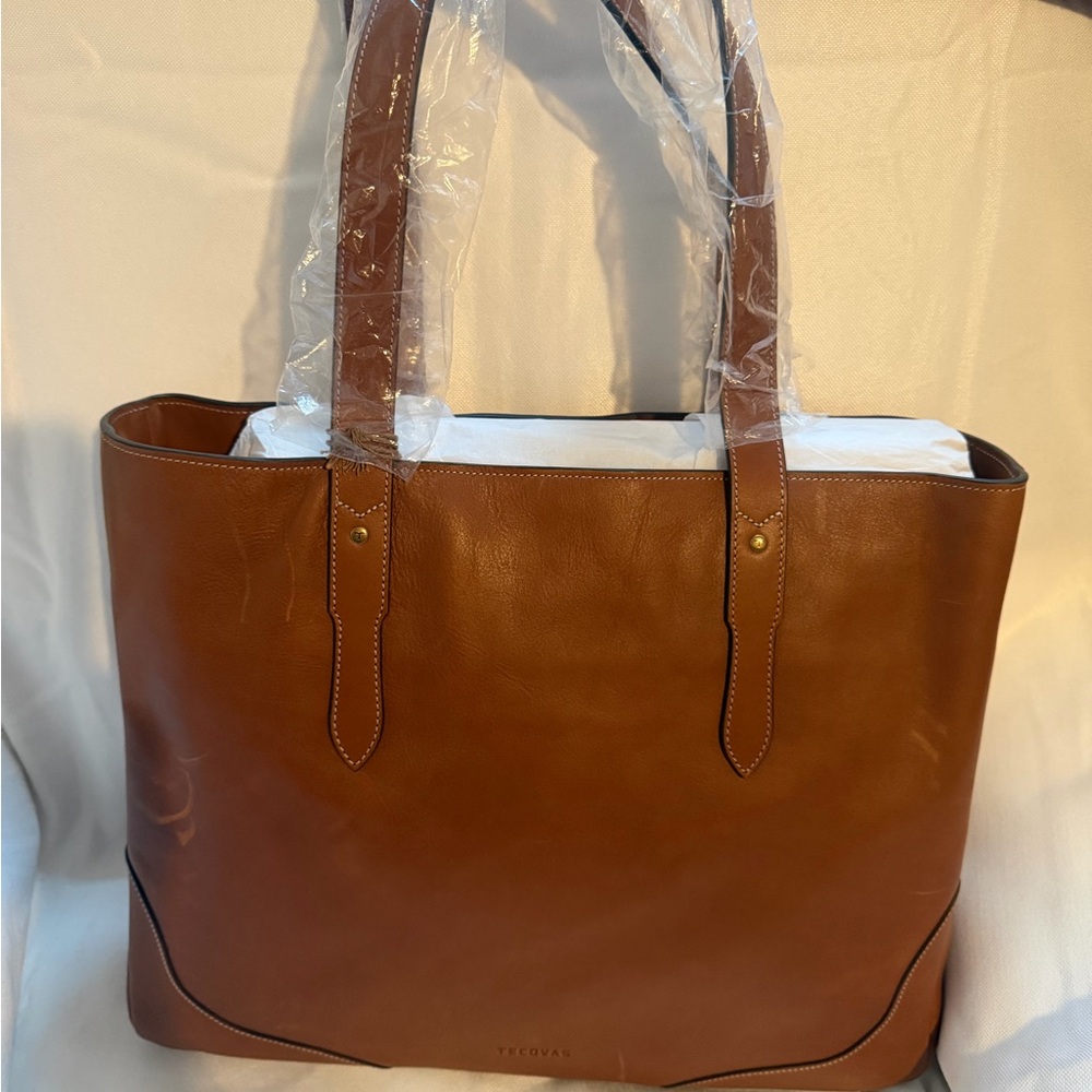 Tecovas Tan Leather Shoulder Bag